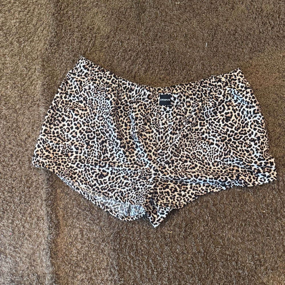 Leopard Print Boxer Shorts